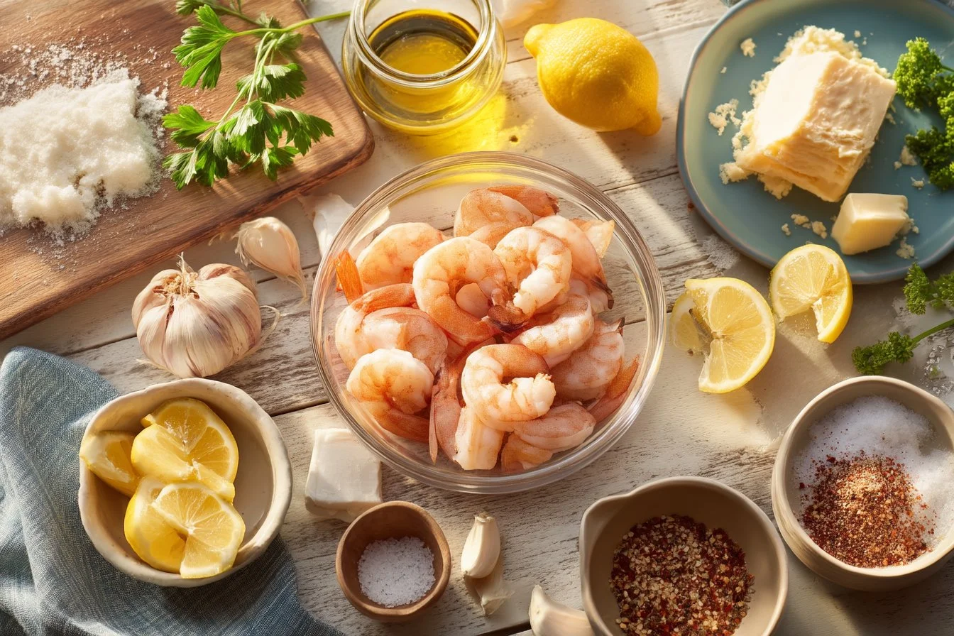 Ruth's Chris–Inspired Garlic Parmesan Shrimp Skillet