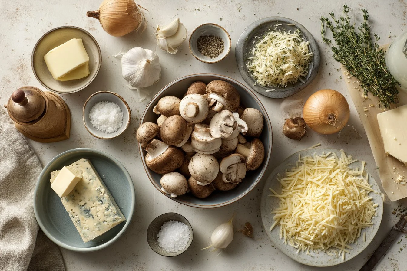 Ruth’s Chris Creamy Mushroom Gratin