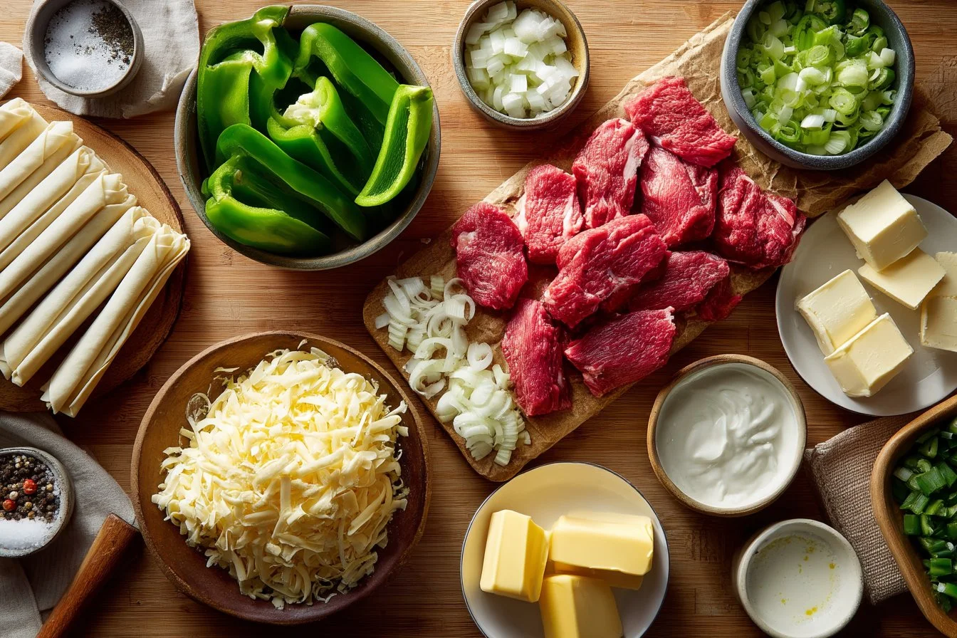 Philly Cheesesteak Egg Roll Recipe