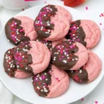 Assorted Valentine's Day desserts, including chocolates and heart-shaped cakes