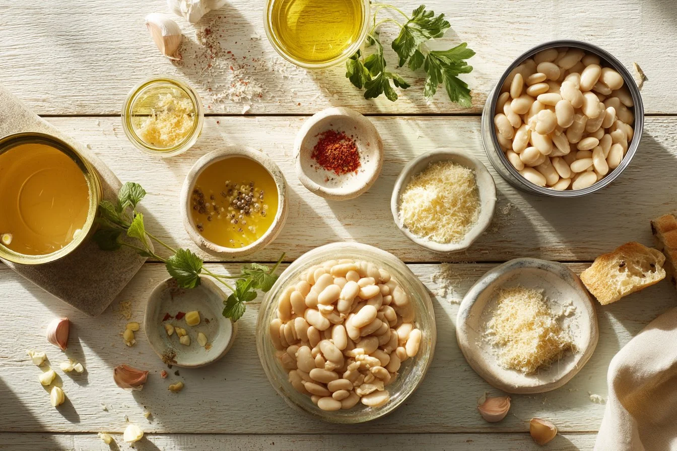 White Beans Cacio e Pepe Style