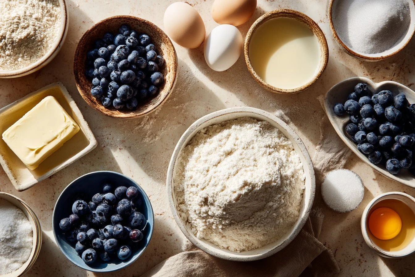 Blueberry Cream Cheese Muffins