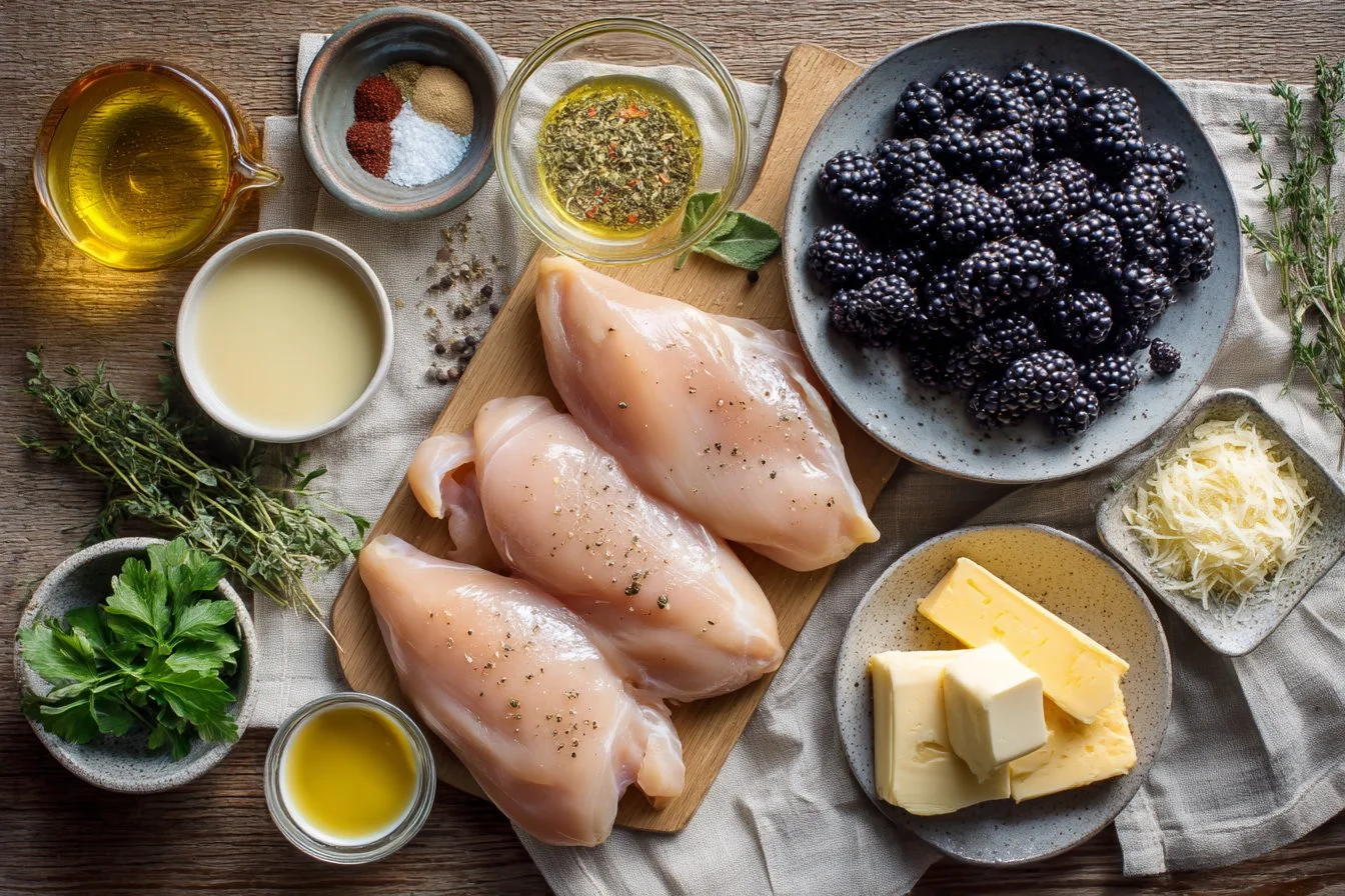 Blackberry Pepper Jack Chicken