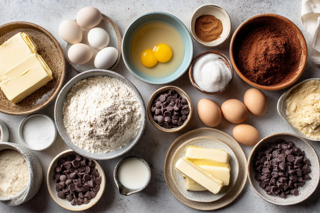 Chocolate Chip Cookie Dough Brownie Bites