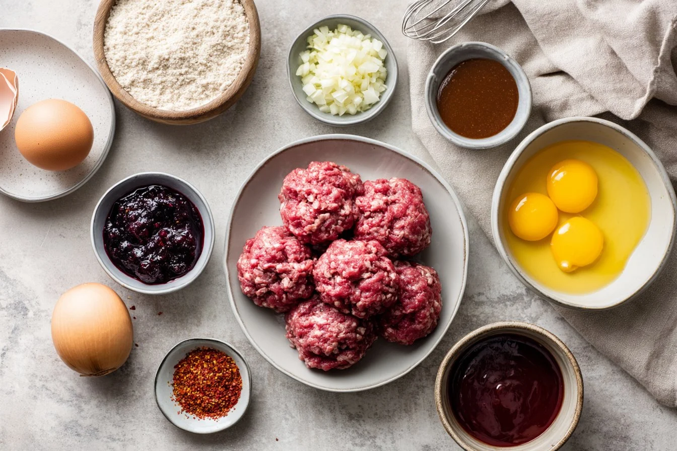 Blueberry-Bourbon Festive Meatballs