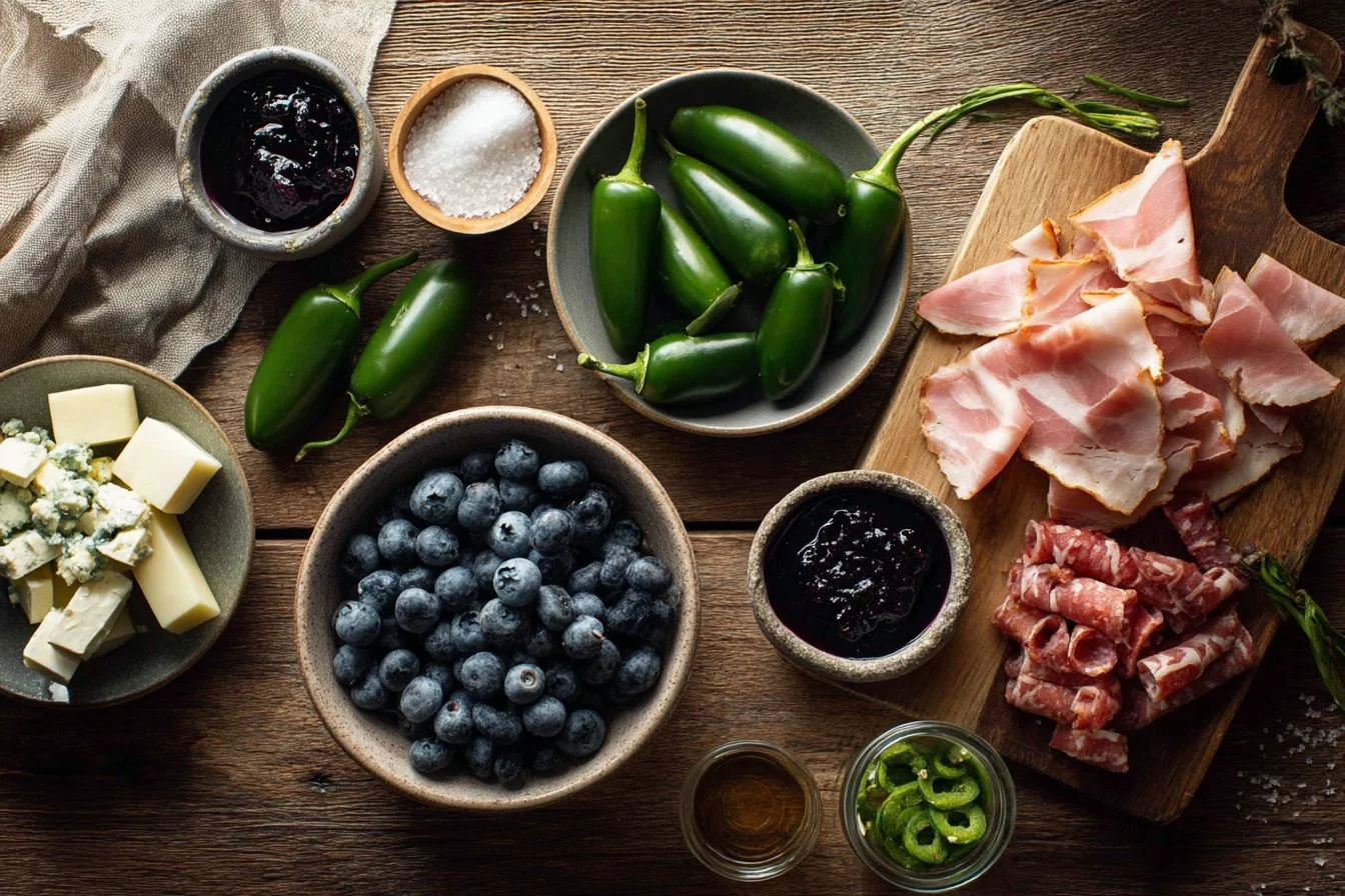 Blueberry Brie Jalapeño Poppers