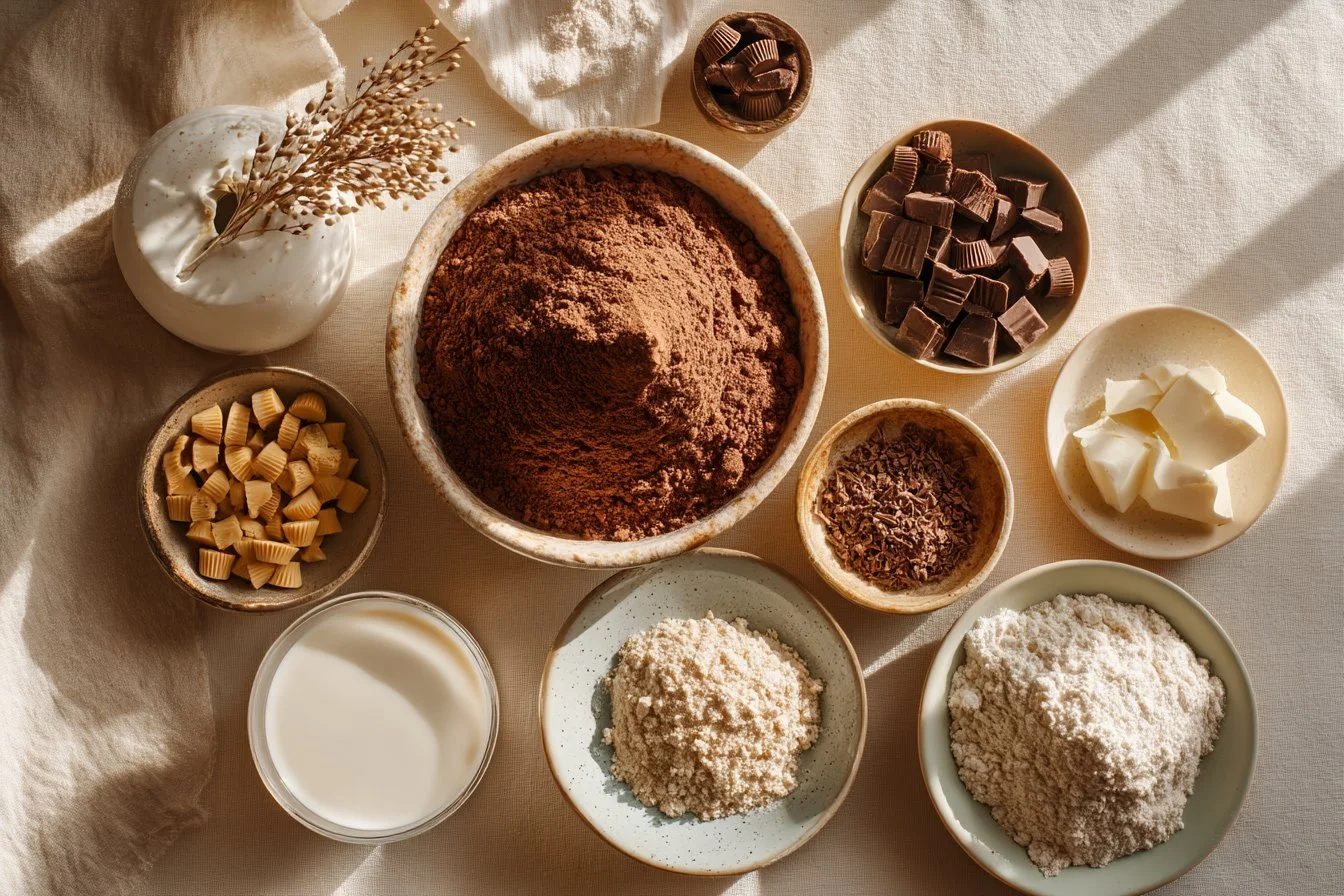 Peanut Butter Cup Dump Cake