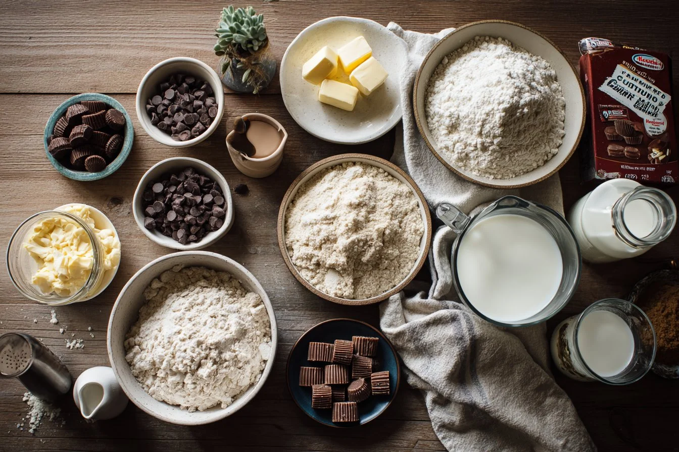 Peanut Butter Cup Dump Cake