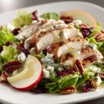 Ruth's Chris Harvest Salad featuring fresh greens, colorful veggies, and hearty toppings.