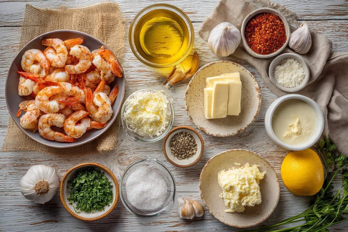 Ruth's Chris–Inspired Garlic Parmesan Shrimp Skillet