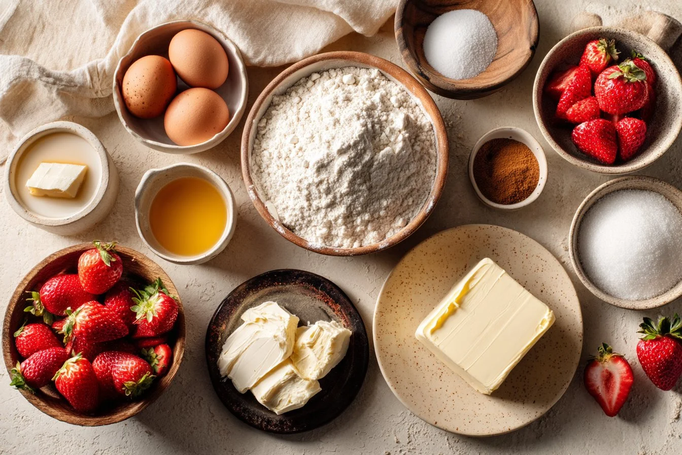 Strawberry Cream Cheese Muffins