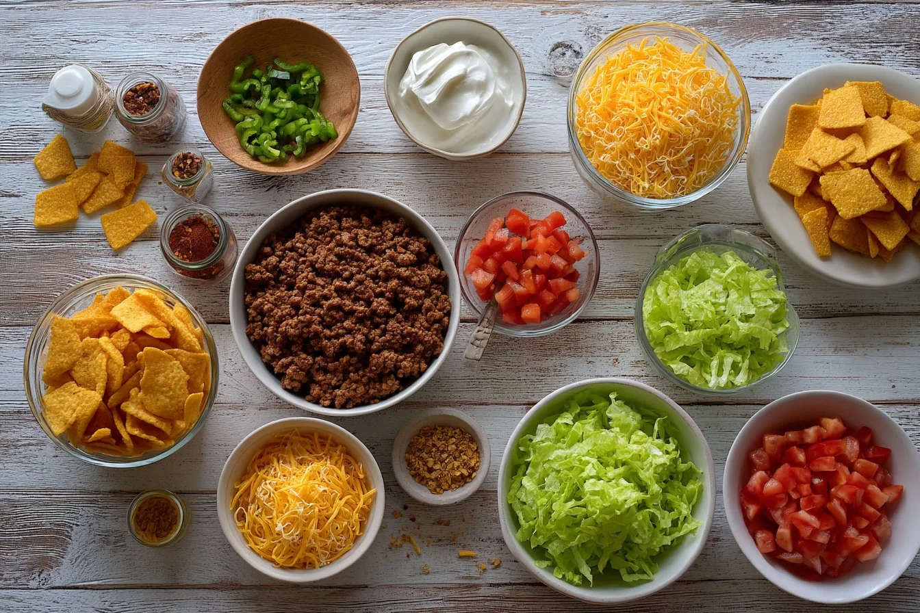 Walking Taco Casserole