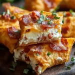 Bacon Cream Cheese Doritos snack recipe with creamy filling and crispy chips