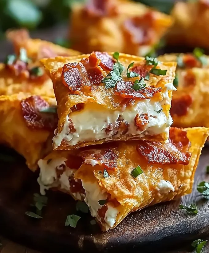 Bacon Cream Cheese Doritos snack recipe with creamy filling and crispy chips