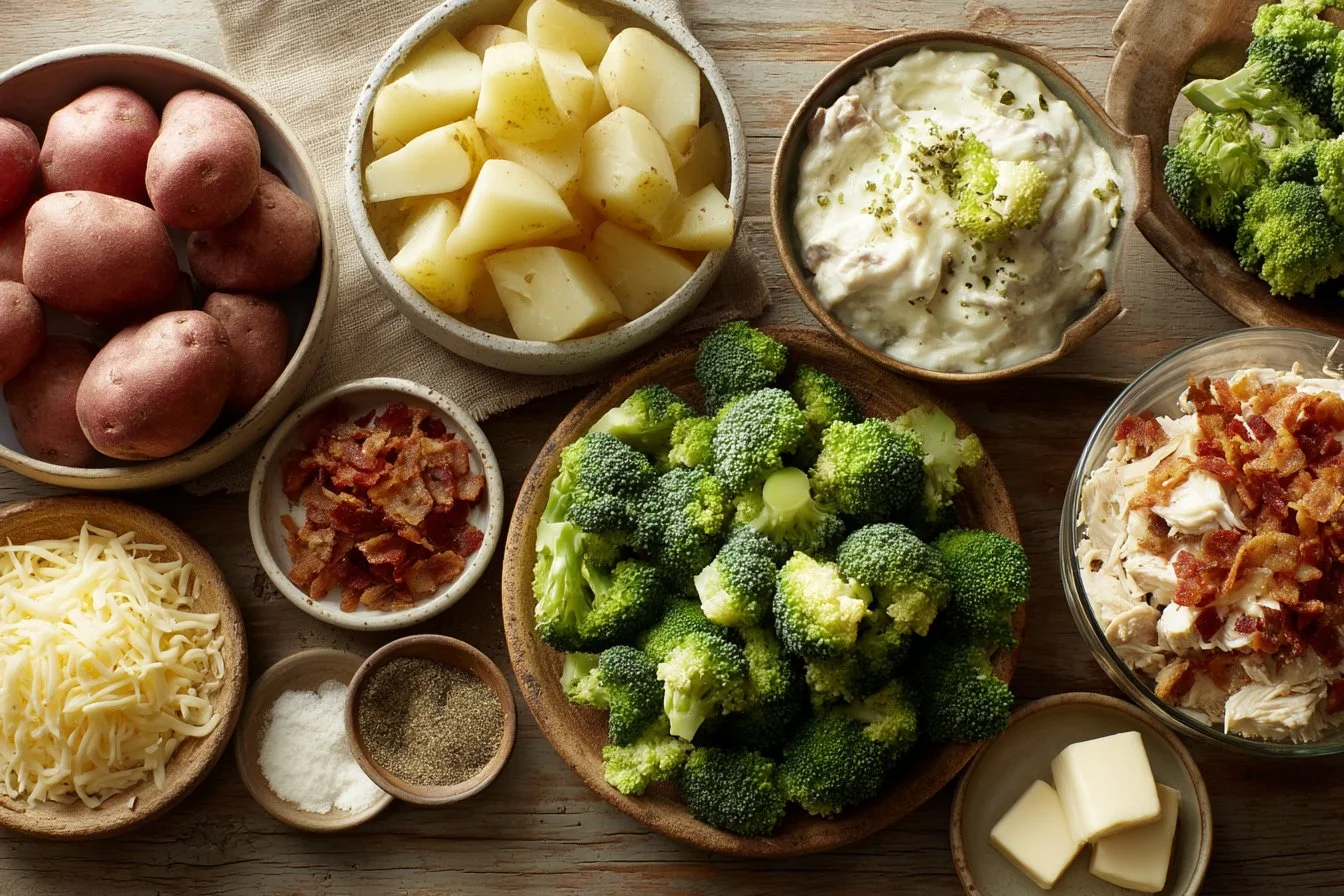 Baked Potato Chicken and Broccoli Casserole Recipe