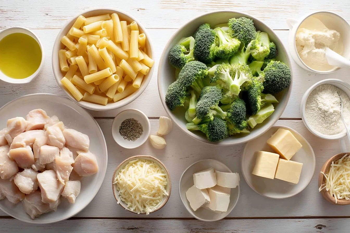 Cheesy Garlic Chicken and Broccoli Pasta Recipe