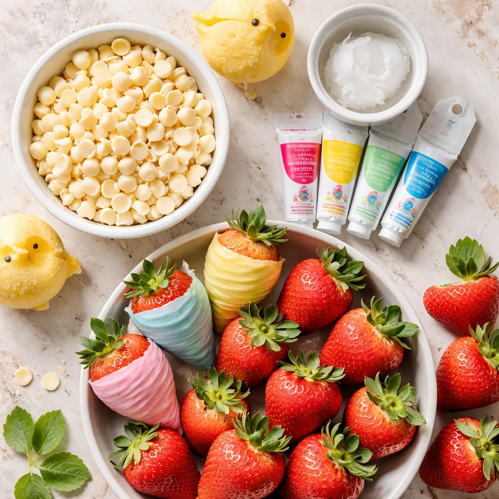 Easter Chocolate-Covered Strawberries