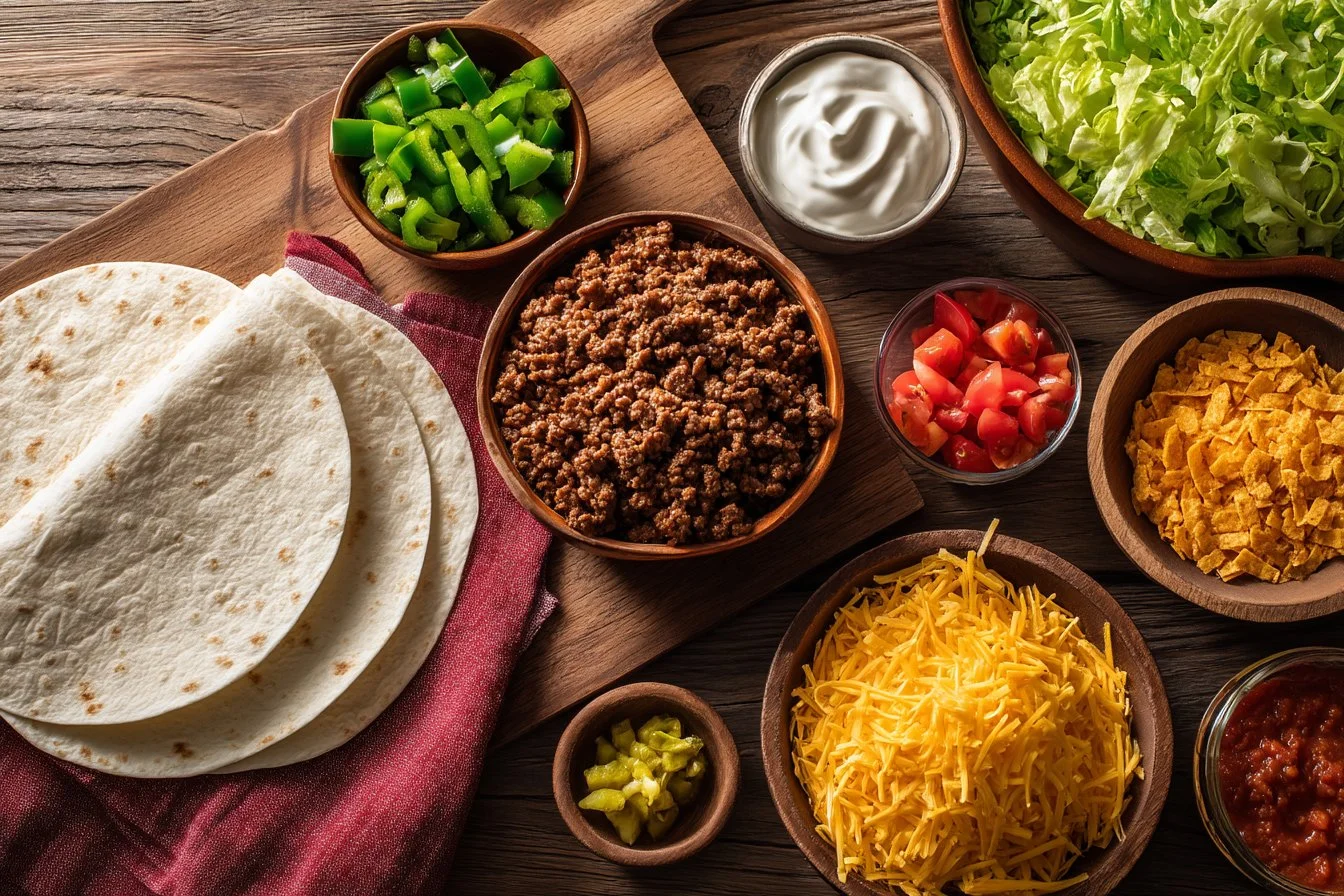 Nacho Cheese Beef Wrap Recipe