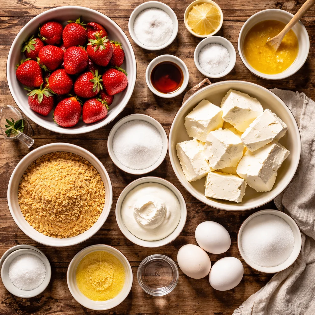 Strawberry Swirl Cheesecake Recipe