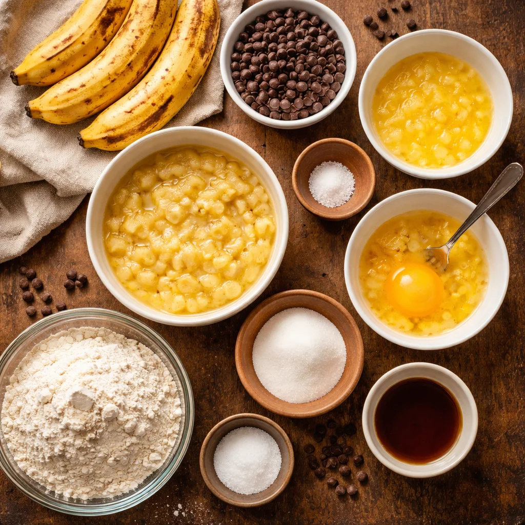 Super Moist Chocolate Chip Banana Bread