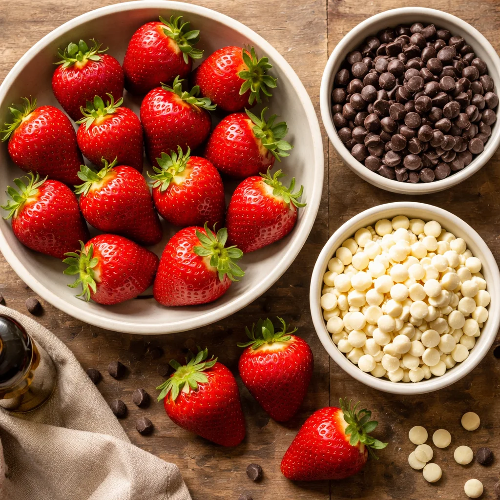 Vegan Chocolate Covered Strawberries Recipe