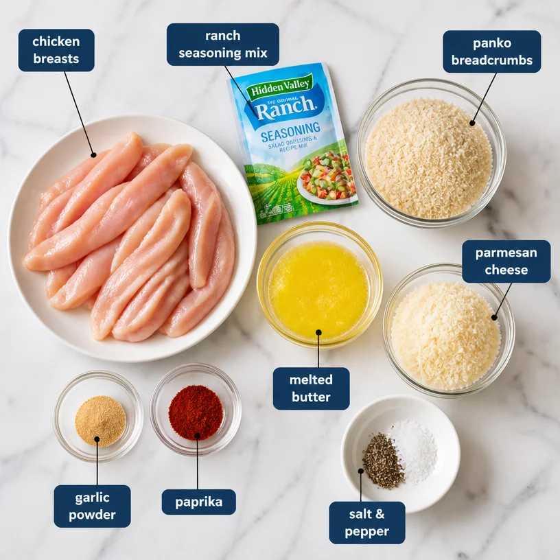 Crispy Buttered Ranch Chicken