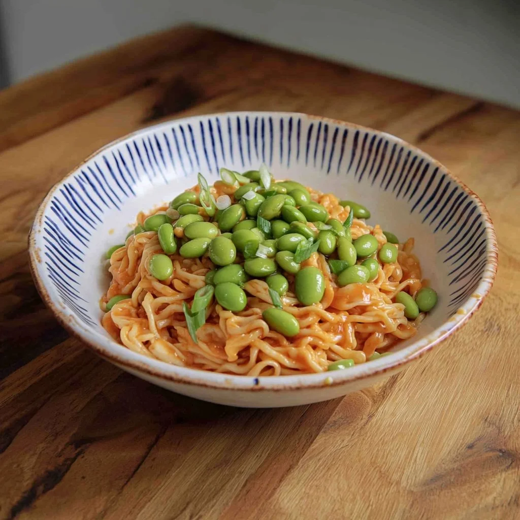 Spicy Edamame Noodles