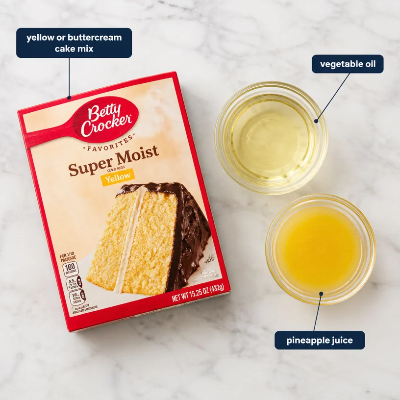 Pineapple Juice Cake