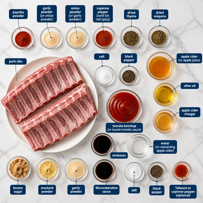 Oven Pork Ribs with Barbecue Sauce