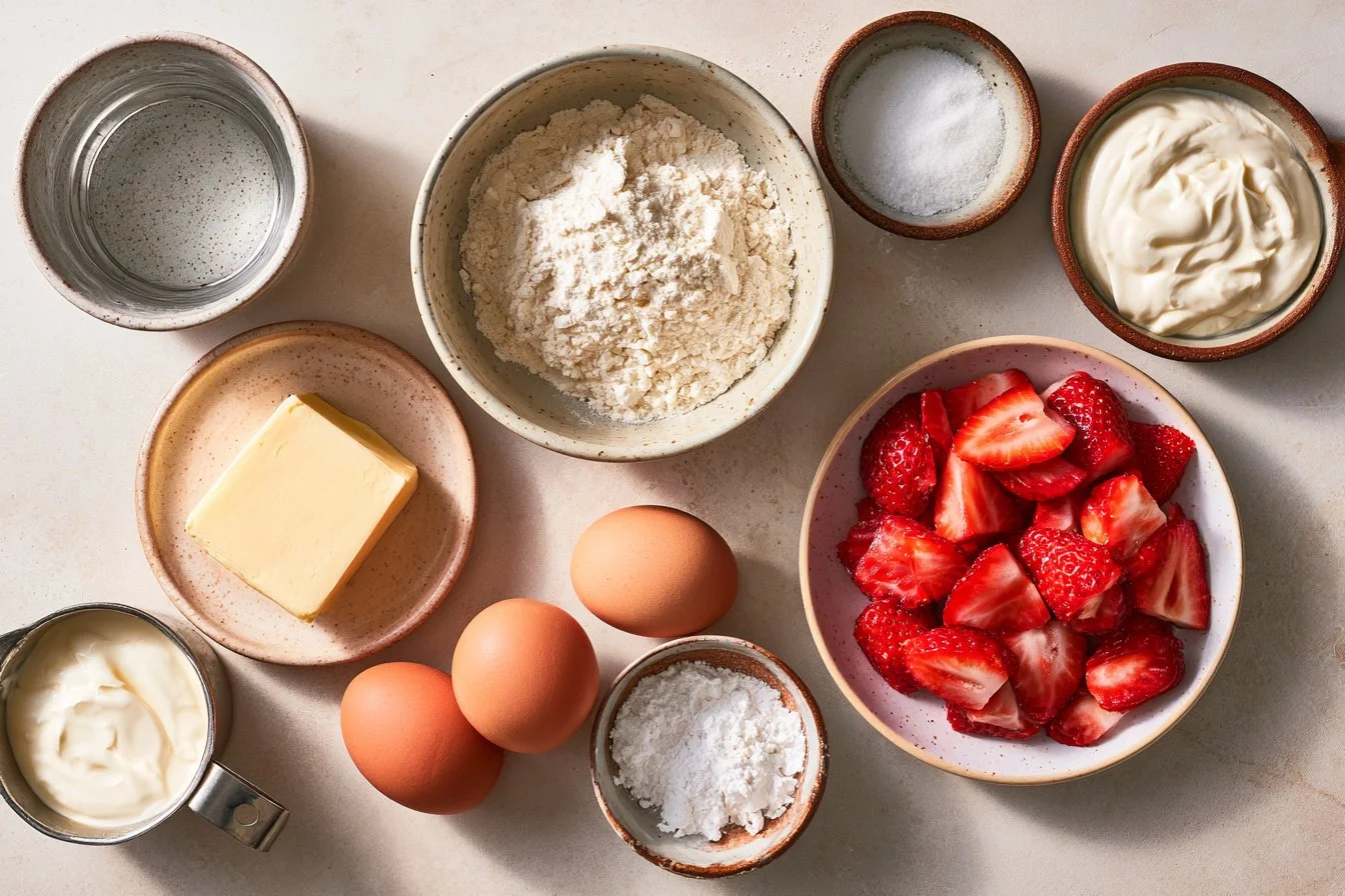 Strawberry Cream Puffs
